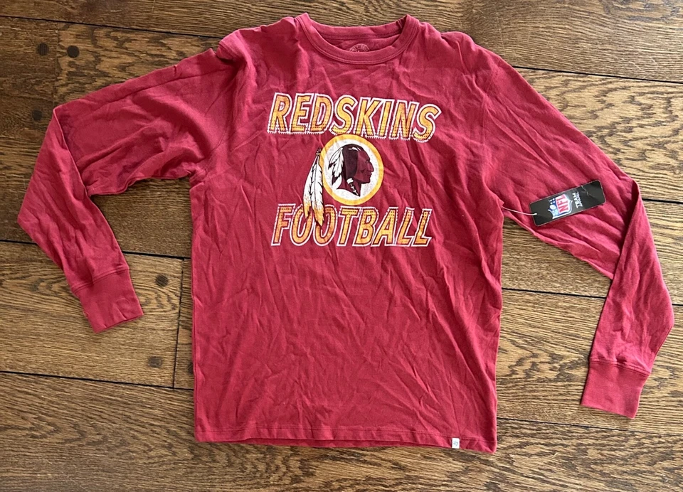 W ASHINGTON REDSKINS 47 品牌长袖格子 - 男式小号和中号 — 第 1/1 张图片