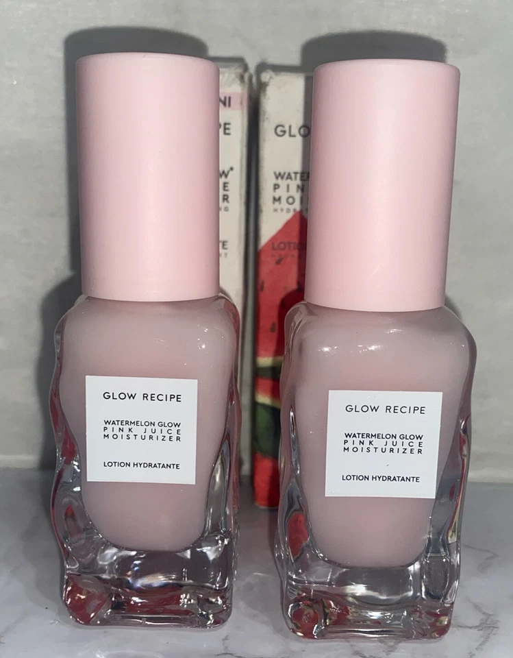 Lot Of 2- Glow Recipe Mini Watermelon Glow Pink Juice Moisturizer 25ml Each - Image 1 of 4
