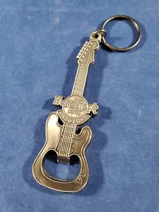 Las Vegas USA - Hard Rock Hotel - HRH - City Opener Guitar Metal Keychain - Picture 1 of 5