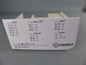 Tiroir 3 compartiments lessive adoucissant réf 174000357 INDESIT IWE81683 - Imagen 1 de 3