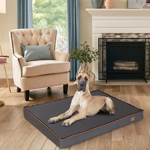 All Size Pet Crate Bed Extra Large Orthopedic Foam Jumbo Plus Soft Sofa Dog Bed - Picture 1 of 27