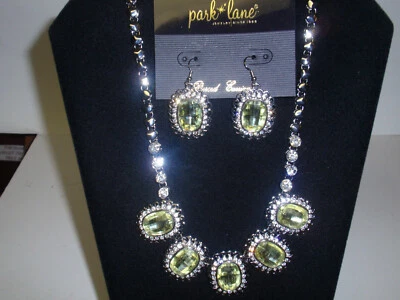 Park Lane ювелирных изделий, «DAIQUIRI» ожерелье и серьги, стеклянные драгоценности, кристалл, новый!! - Изображение 1 из 3