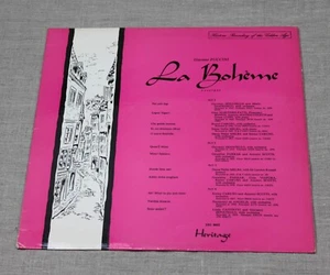 Giacomo Puccini La Boheme, Various Artists, Saga Records, 1962 - Imagen 1 de 3