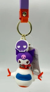 SANRIO JEJU air Kuromi flight attendant airplane Keychain 6.5cm - Picture 1 of 10