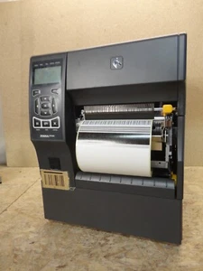 Zebra ZT420 Thermo Transfer Barcode Label Drucker + REWINDER 300DPi * PERFECT - Bild 1 von 7