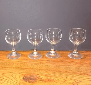 Four (4) Long Stem Clear Cordial Glasses – Vintage - Picture 1 of 4