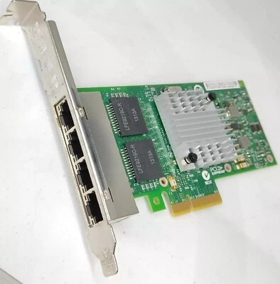 HPE NC365T Quad Port 4-Port Ethernet Server Adapter 593722-B21 593743-001 - Image 1 of 4