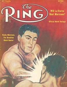 THE RING MAGAZINE - OCTOBER 1953 Featuring: **ROCKY MARCIANO**BOBO OLSON** - Picture 1 of 4