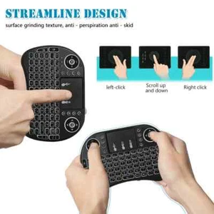 2.4G Mini Wireless Keyboard Fly Air Mouse Touchpad For Android Smart TV Box PC - Picture 1 of 10