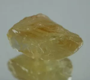 Piedra preciosa suelta brasileña áspera amarilla citrino natural certificada 64,35 quilates - Imagen 1 de 7