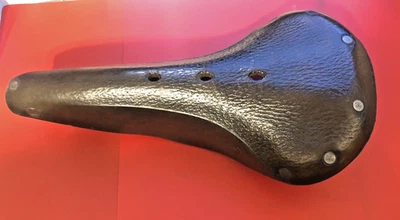 VINTAGE 1976 BROOKS COMPETITION DARK BROWN LEATHER SADDLE - Image 1 of 4