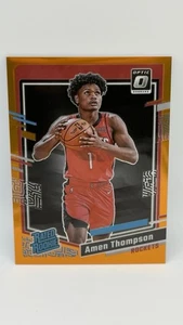 2023 Donruss Optic Amen Thompson Orange Rated Rookie Orange Prizm /199  #229 RC - Picture 1 of 2