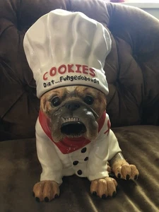 Zelda Wisdom Bull Dog Keksdose "Diät...Fuhgedaboudit" - Bild 1 von 12