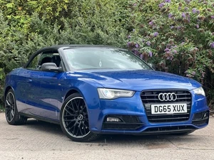 2015 Audi A5 Cabriolet S line Blue Diesel 2.0 Manual Edition Plus Convertible - Picture 1 of 24