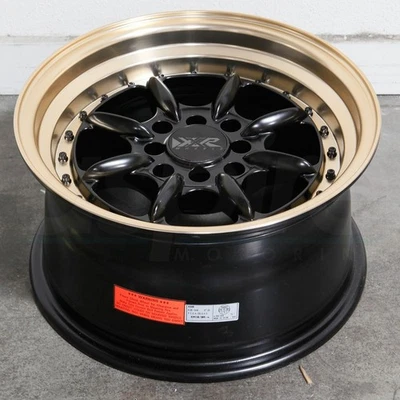 Ruedas planas 16x8 negro bronce labio XXR 002.5 4x100/4x114.3 20 (juego de 4) 73.1 Foto 1 de 4