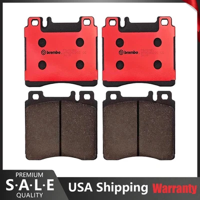 Juego de pastillas de freno delanteras Brembo ranuradas cerámicas para Mercedes-Benz Clase C140 W140 S Foto 1 de 3