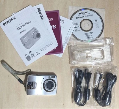 PENTAX Optio M20 Compact digital camera Uses AA batteries In good condition - Image 1 of 4