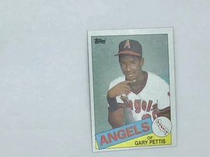 Gary Pettis 1985 Los Angeles Angels: como nuevo: Topps 497 de colección - Imagen 1 de 1