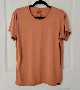 Patagonia Capilene Cool Daily Shirt Orange Stretch Performance UPF 50+ Women’s L - Picture 1 of 4