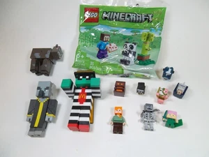 Minecraft gemischtes lose Konvolut Spielfiguren mit einigen Lego Teilen - Bild 1 von 4