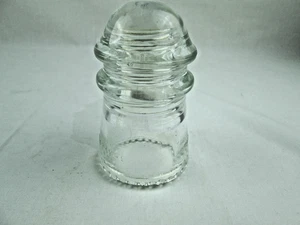 Vintage HEMINGRAY - 9 isolatori in vetro trasparente MADE IN U.S.A. 1C-9. - Foto 1 di 4