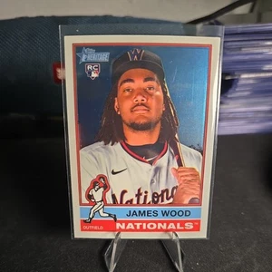 ⚾ James Wood 2025 Topps Heritage Chrome SP Rookie Card RC #231 ⚾ - Bild 1 von 2