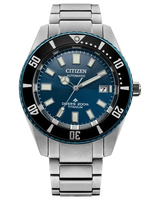 Reloj Citizen Hombre Promaster Marino Automático Esfera Azul - NB6026-56L NUEVO Foto 1 de 4