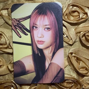 Megan KATSEYE Chaos Edition K-Pop Idol Photo GIRL Card Pop Yellow Pink - Picture 1 of 2