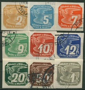 Böhmen und Mähren 1939 Zeitungsmarken 42/50 gestempelt - Bild 1 von 1