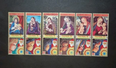 Navidad 1972 - Pinturas de Lucas Cranach el Viejo, finamente usadas  Foto 1 de 2