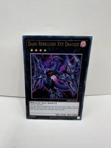 *** DARK REBELION XYZ DRAGON *** ULTRA RARO (COMO NUEVO/CASI NUEVO) LEDD-ENC32 ¡YUGIOH! - Imagen 1 de 2