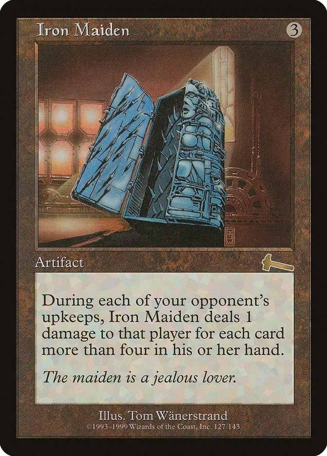 Iron Maiden Urza's Legacy Magic The Gathering MTG Card - Image 1 of 1