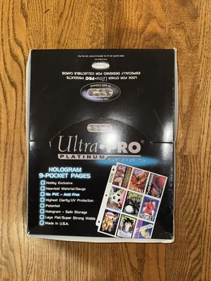 Ultra Pro Platinum Series 9-Pocket Trading Card Pages (Pack Of 100) - Image 1 of 4
