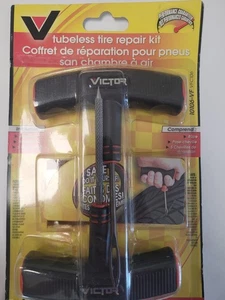 Victor 7 Piece Deluxe Tire Repair Reamer Plug Kit Car Truck Pistol Grip - Picture 1 of 3