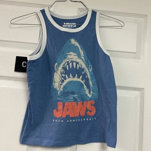 Camiseta sin mangas pequeña de la película JAWS adolescente - Imagen 1 de 4