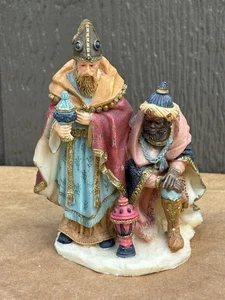 1996 Holiday Workshop handbemalte Harz Krippe Ersatz Weisen Figur - Bild 1 von 5