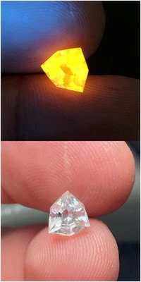 1.28 Crt /Rare Wernerite Scapolite Fluorescent.Rare Locality Of Badakhshan Afgh. - Image 1 of 4