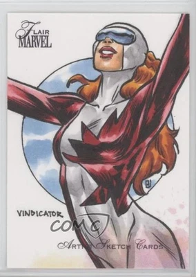 2023 Flair Marvel 1/1 Peejay Catacutan #MF107 Auto Sketch 1b8 - Image 1 of 3
