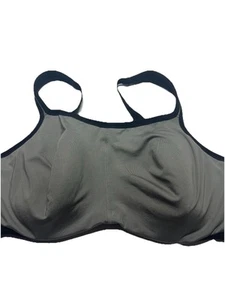 NATORI 731050 YOGI CONVERTIBLE SPORTS BRA GREY/ BLACK SIZE 38D - Picture 1 of 9