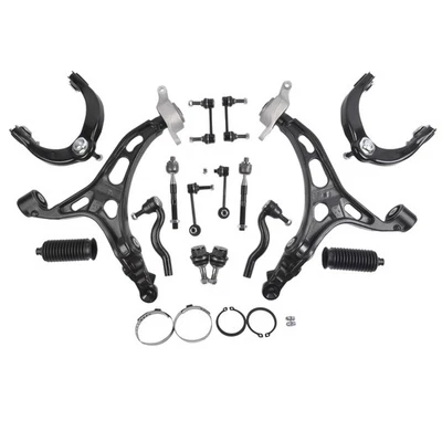 Kit de 16 piezas de brazo de control delantero, rótulas, barras estabilizadoras, barras de amarre, botas para Jeep Dodge Foto 1 de 4