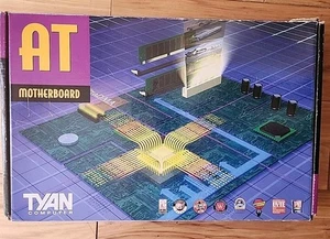 Rare Tyan S1590S-100MHz Pentium PCI ISA PC Computer Motherboard Baby AT - Picture 1 of 10
