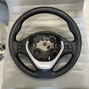 12-17 BMW F20 F22 F30 F34 F32 F36 HEATED SPORT STEERING WHEEL W/O paddles - Picture 1 of 4