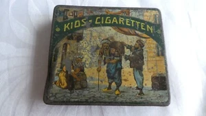 Antike Orient Blechdose Lithographiert 20 Kios Cigaretten Robert Böhme Dresden - Picture 1 of 11