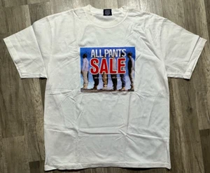 Vintage 90s/Y2K Structure Short Sleeve T-Shirt Size Large Promo All Pants Sale - Picture 1 of 9