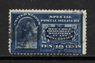 SCOTT E4 1894 10 CENT SPECIAL DELIVERY ISSUE USED F CAT $45 - Image 1 of 2