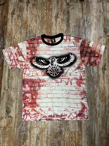 Atlanta Hawks NBA UNK Brick Wall All Over Print T-Shirt Size 3XL AOP - Picture 1 of 7
