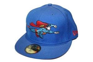 Superman DC Marvel Comics Hero New Era 59FIFTY Character Basic FITTED CAP - Picture 1 of 4