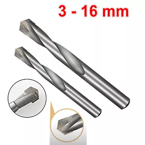 3 - 16mm Tungsten Carbide Tip TCT Drill Bits Tip Hardplate Metal Sheet Cutting - Picture 1 of 38