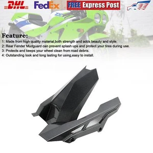 Rear Fender Mudguard Fairing Cowl For Kawasaki ZX-4R ZX-4RR 2023-2024 Carbon S4 - Picture 1 of 10