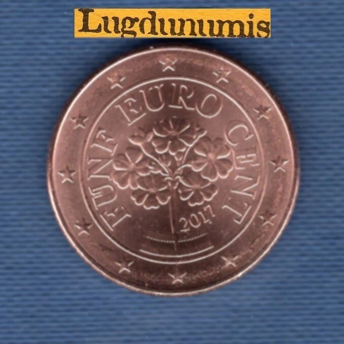 Autriche 2017 5 Centimes D'Euro SUP SPL Pièce neuve de rouleau - Austria - Photo 1/1